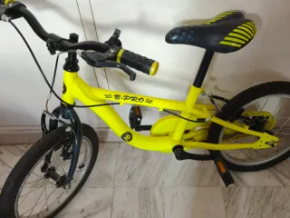 Bicicleta infantil B-PRO 16 amarilla