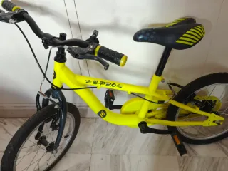 Bicicleta infantil B-PRO 16 amarilla