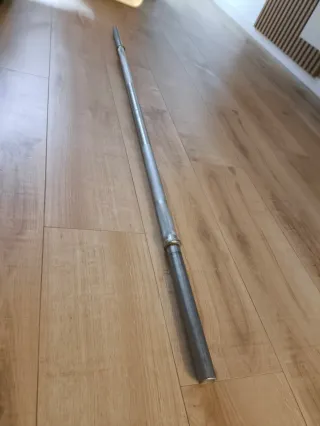 Barra de pesas de gimnasio