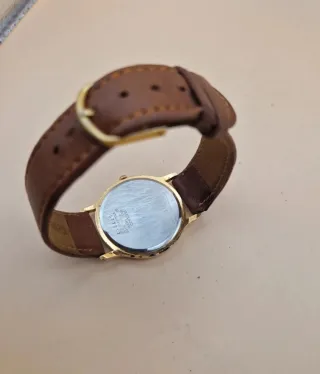 Orologio vintage Seiko oro e marrone