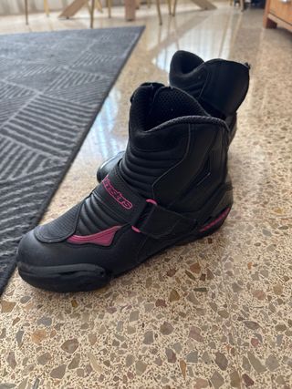 Botas Moto Alpinestar Mujer Negras