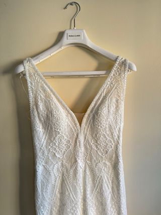 Vestido de Novia Rosa Clará Blanco