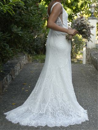 Vestido de Novia Rosa Clará Blanco