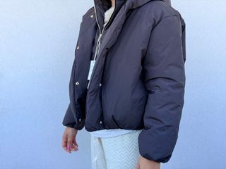 Chaqueta acolchada Zara marrón. Nueva sin estrenar