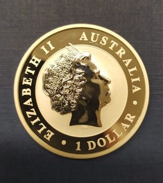 Australia -Kookaburra argento PROOF -anno 2014