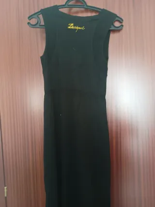 Vestito Desigual nero con fantasia