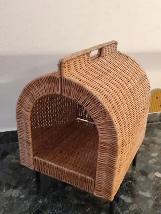 Casa para gatos ratán Ikea
