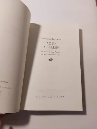 Adéu a Berlín (El cercle de Viena) (Catalan Edi...