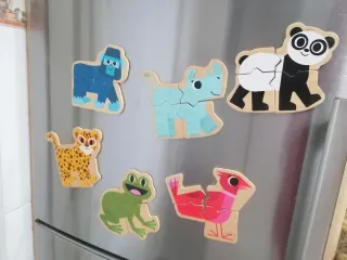 Puzzles magnético Djeco Mixanimo