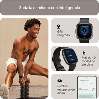 Fitbit Versa 4 Smartwatch Negro