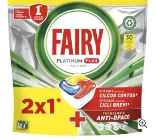 Lote Fairy Platinum Plus lavavajillas