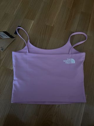 Camiseta top deportivo The North Face rosa