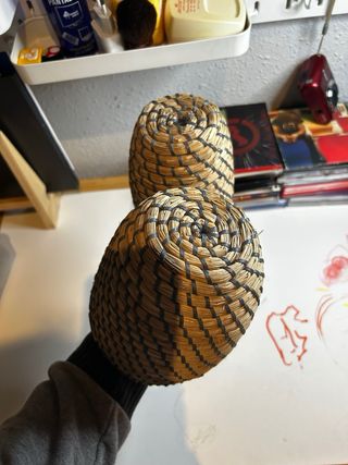 Cestas Nido IKEA Mimbre y Madera