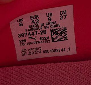 Zapatillas Puma rosas y marrones