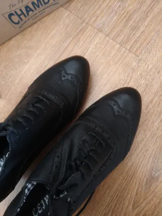 Botines negros invierno tacón bajo