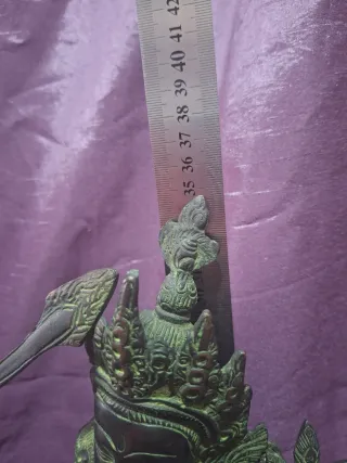 Figura budista de bronce Manjushri