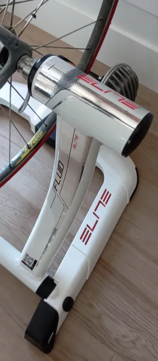 Bicicleta con rodillo