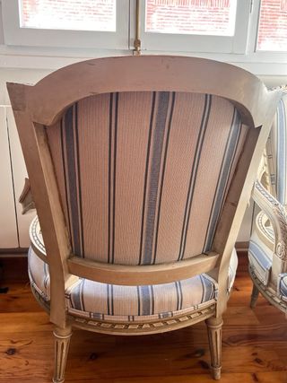 Coppia di poltrone Luigi XVI in riproduzione, URGENTE