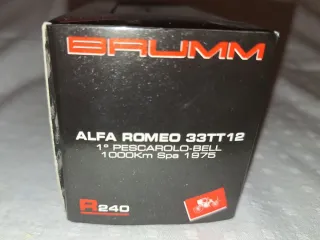 Brumm Alfa Romeo 33TT12 1/43 Spa 1975