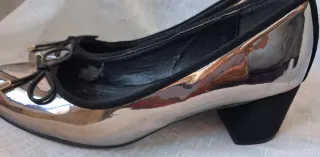 Zapatos planos Seaside plateados talla 38