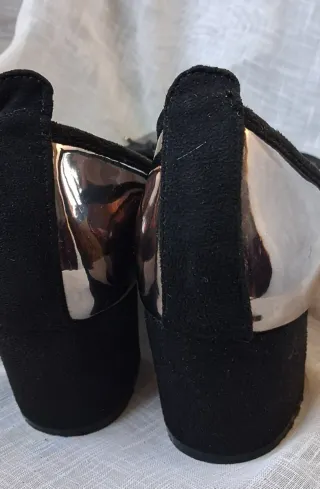 Zapatos planos Seaside plateados talla 38