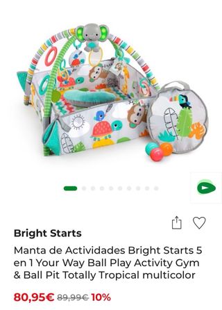 Parque bebe Manta Actividades Bright Starts 5 en 1