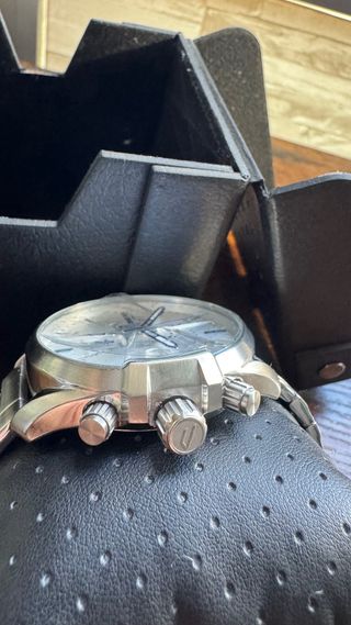 Reloj Diesel Cronógrafo Plata y Blanco