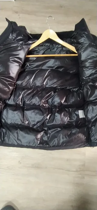 Chaqueta Moncler Negra Plumas