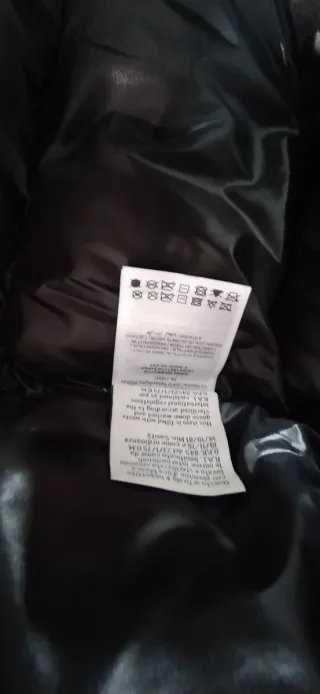 Chaqueta Moncler Negra Plumas