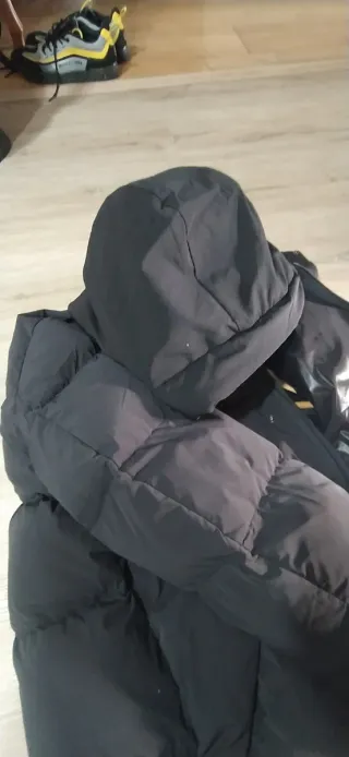 Chaqueta Moncler Negra Plumas