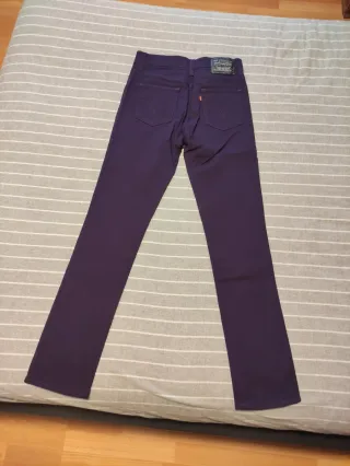 Pantalones Levis Skinny Morados