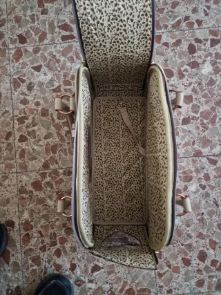 Transportín para Mascotas Marrón y Beige