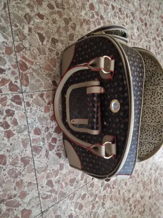 Transportín para Mascotas Marrón y Beige