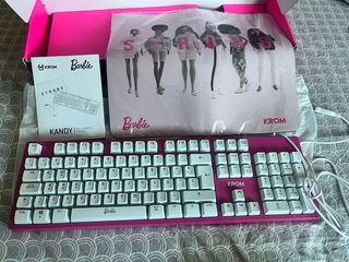 Teclado Gaming Krom Kandy Barbie Edición