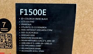 Portátil Asus Vivobook F1500E Nuevo y precintado