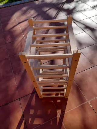 Botellero de madera para 18 botellas