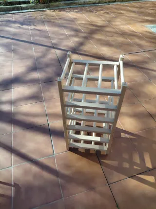 Botellero de madera para 18 botellas