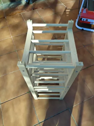 Botellero de madera para 18 botellas