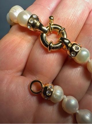 Collar perlas cultivadas con colgante desmontable