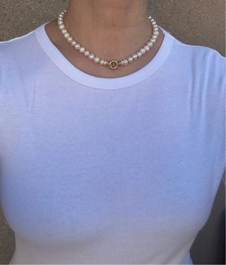 Collar perlas cultivadas con colgante desmontable