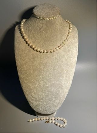 Collar perlas cultivadas con colgante desmontable