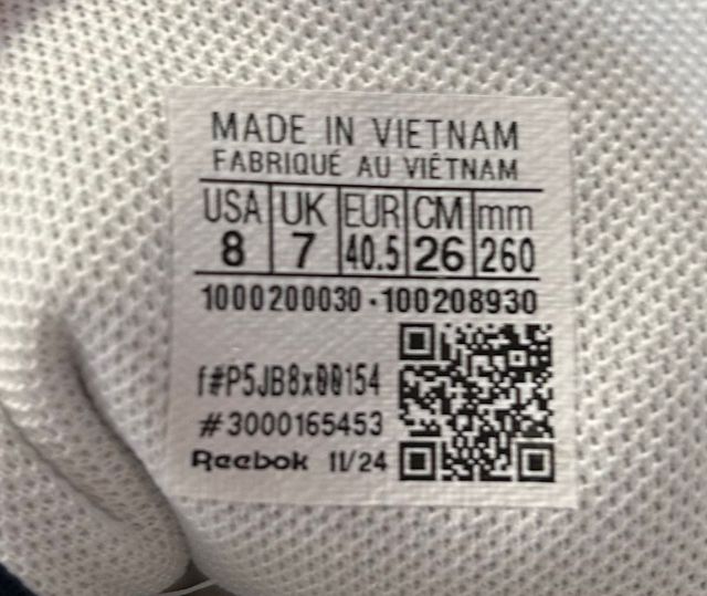 Zapatillas Reebok Azul Marino y Blanco - miniatura 3