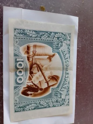 Billete 1000 pesetas Banco de España 1937