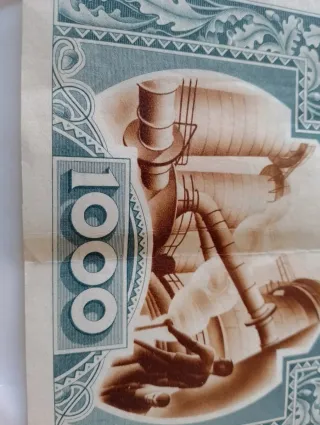 Billete 1000 pesetas Banco de España 1937