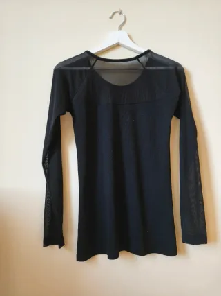 Camiseta Manga Larga Transparente Talla M