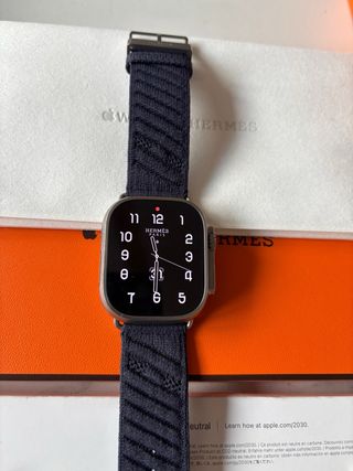 Apple Watch Ultra 2 Hermès Azul Marino/Plata