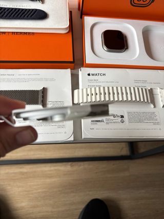 Apple Watch Ultra 2 Hermès Azul Marino/Plata