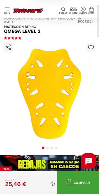 Chaqueta Moto Bering Alias + Espaldera