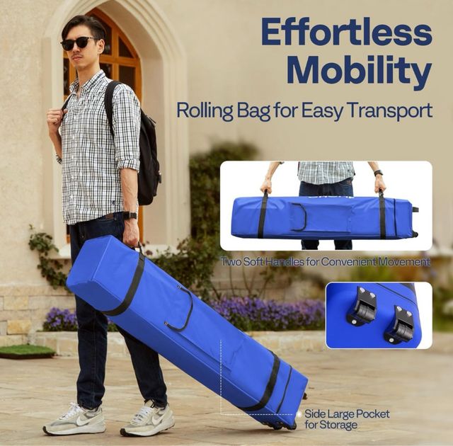 Carpa Azul 10x10 con Mallas Vivohome. / P6 - miniatura 3