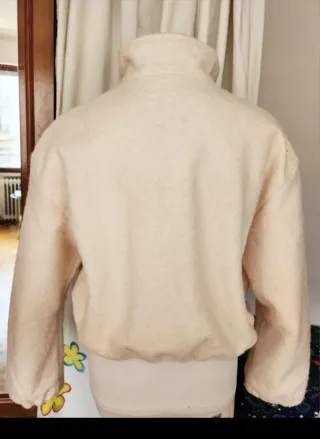 Chaquetón Zara Beige Talla XS